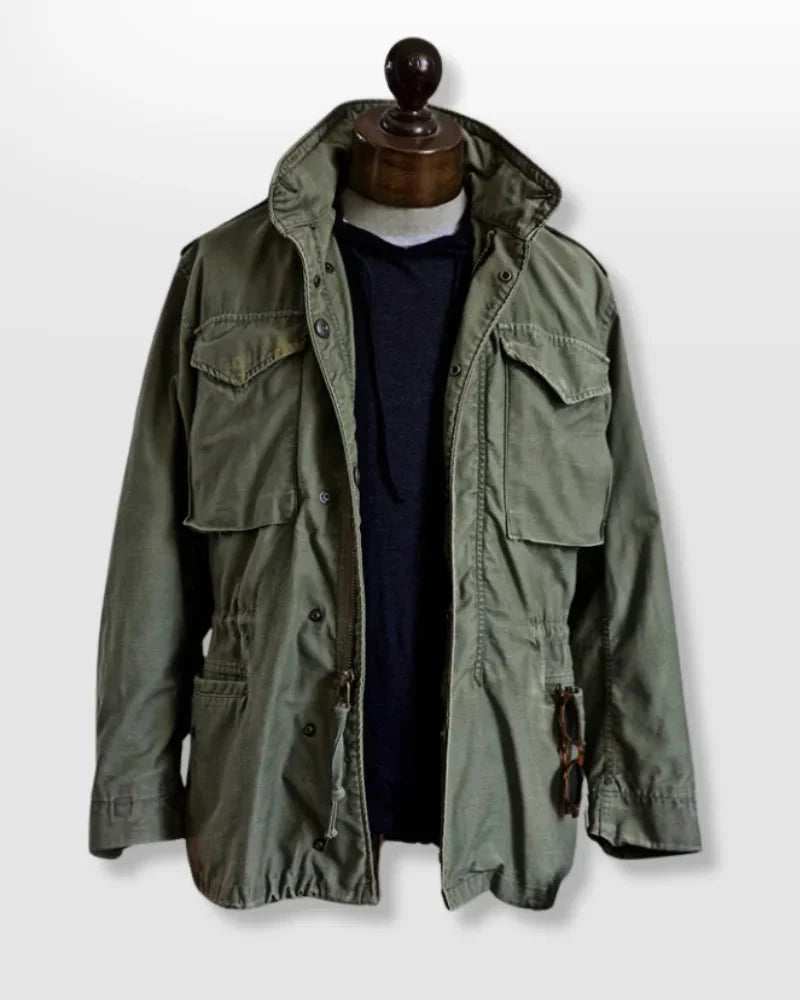 Men's Military Field Jacket – Rugged Design with Adjustable Fit and Multiple Pockets for Winter 2
