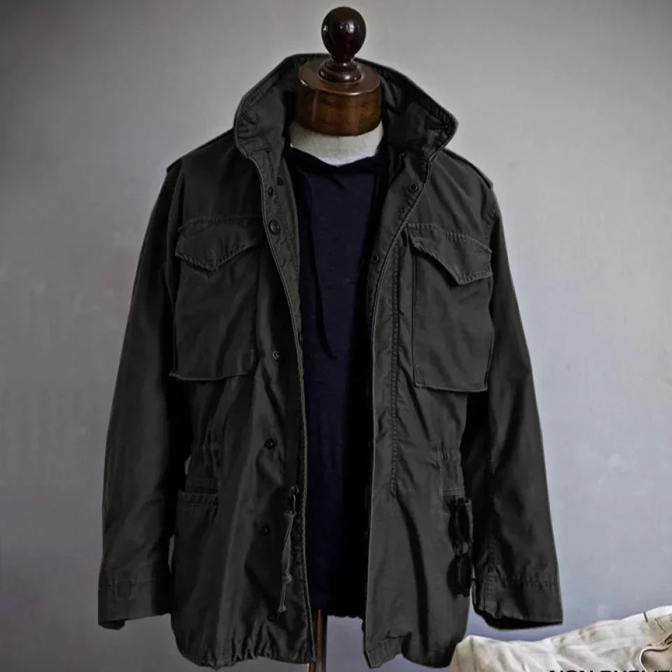 Men's Military Field Jacket – Rugged Design with Adjustable Fit and Multiple Pockets for Winter 6