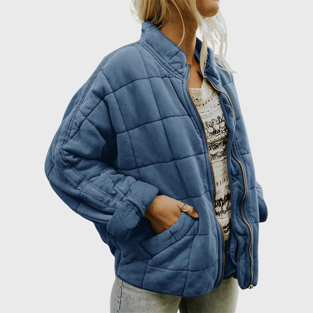 Quilted Jacket for Women – Oversized Lightweight Winter Coat for Cold Weather 2