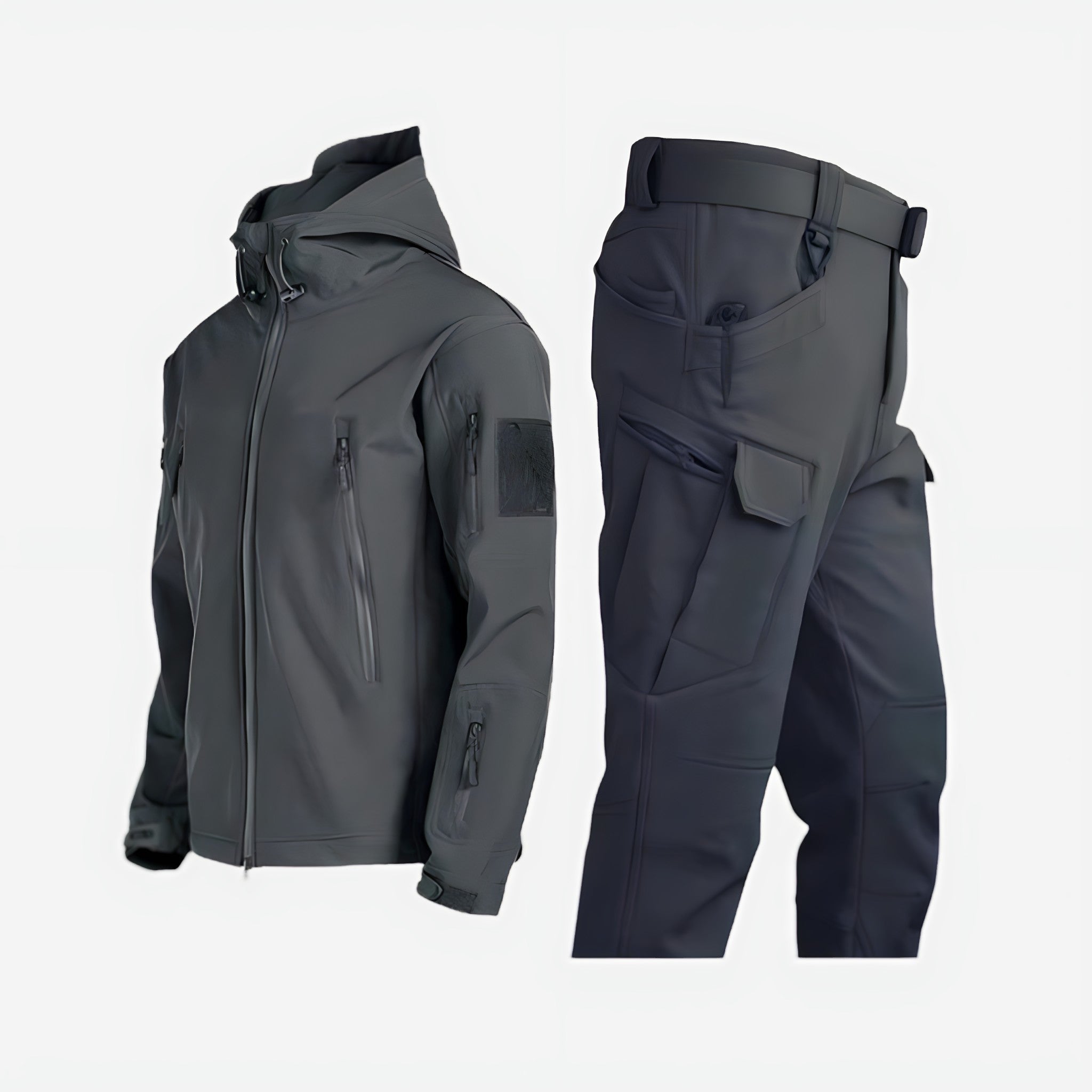 Waterproof Rain Jacket and Pants Set – Insulated Outdoor Clothing for Winter Hiking 3