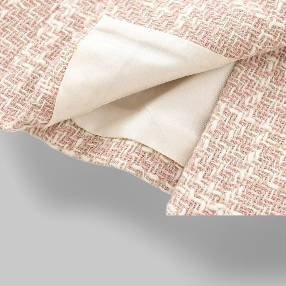Women's Double-Breasted Blazer – Tailored Tweed for Business Casual and Day Events 5