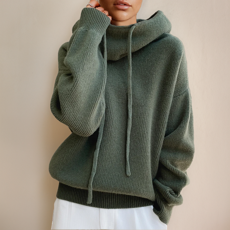 Women's Zip Up Hoodie – Warm Sweatshirt for Winter, Stylish Black Design 0