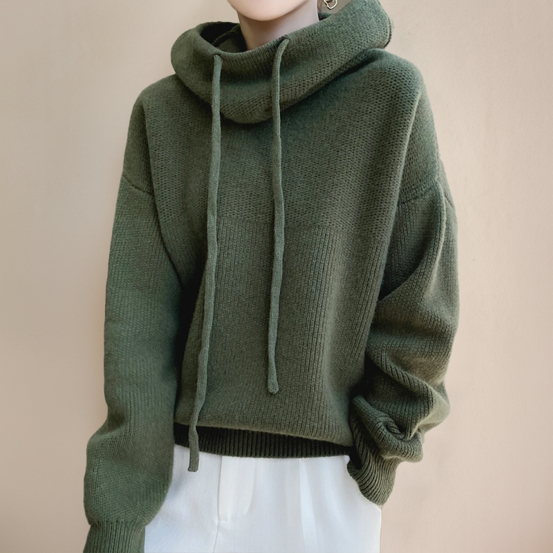 Women's Zip Up Hoodie – Warm Sweatshirt for Winter, Stylish Black Design 1