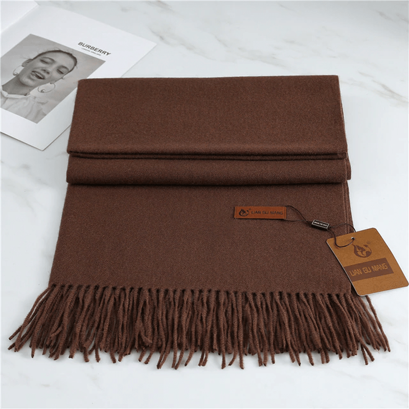 Cashmere Scarf for Women – Warm and Versatile Winter Accessory with Stylish Tassels - We are MFEO
