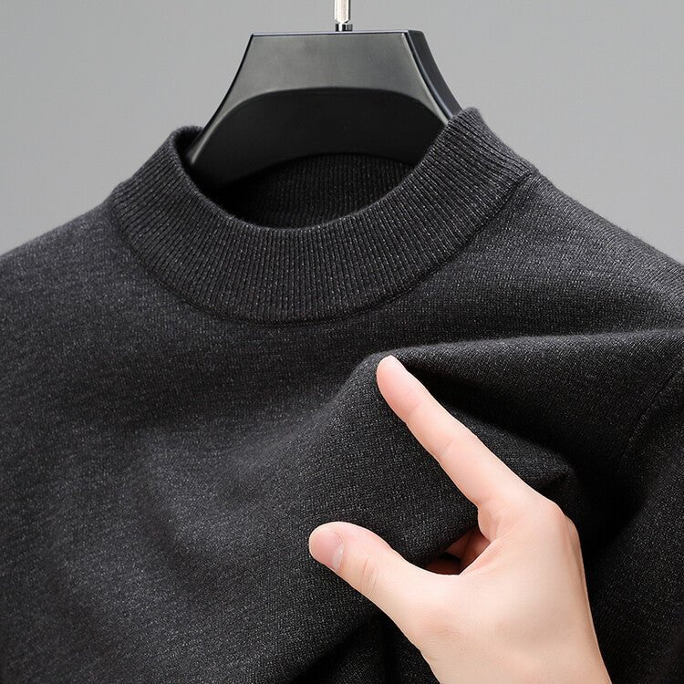 Men's Cashmere Sweater – Finely Knitted with Elegant Hem - We are MFEO