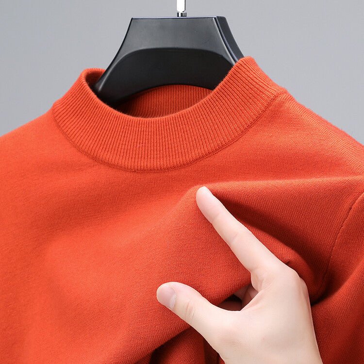 Men's Cashmere Sweater – Finely Knitted with Elegant Hem - We are MFEO