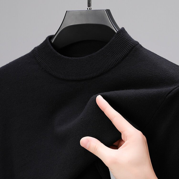 Men's Cashmere Sweater – Finely Knitted with Elegant Hem - We are MFEO