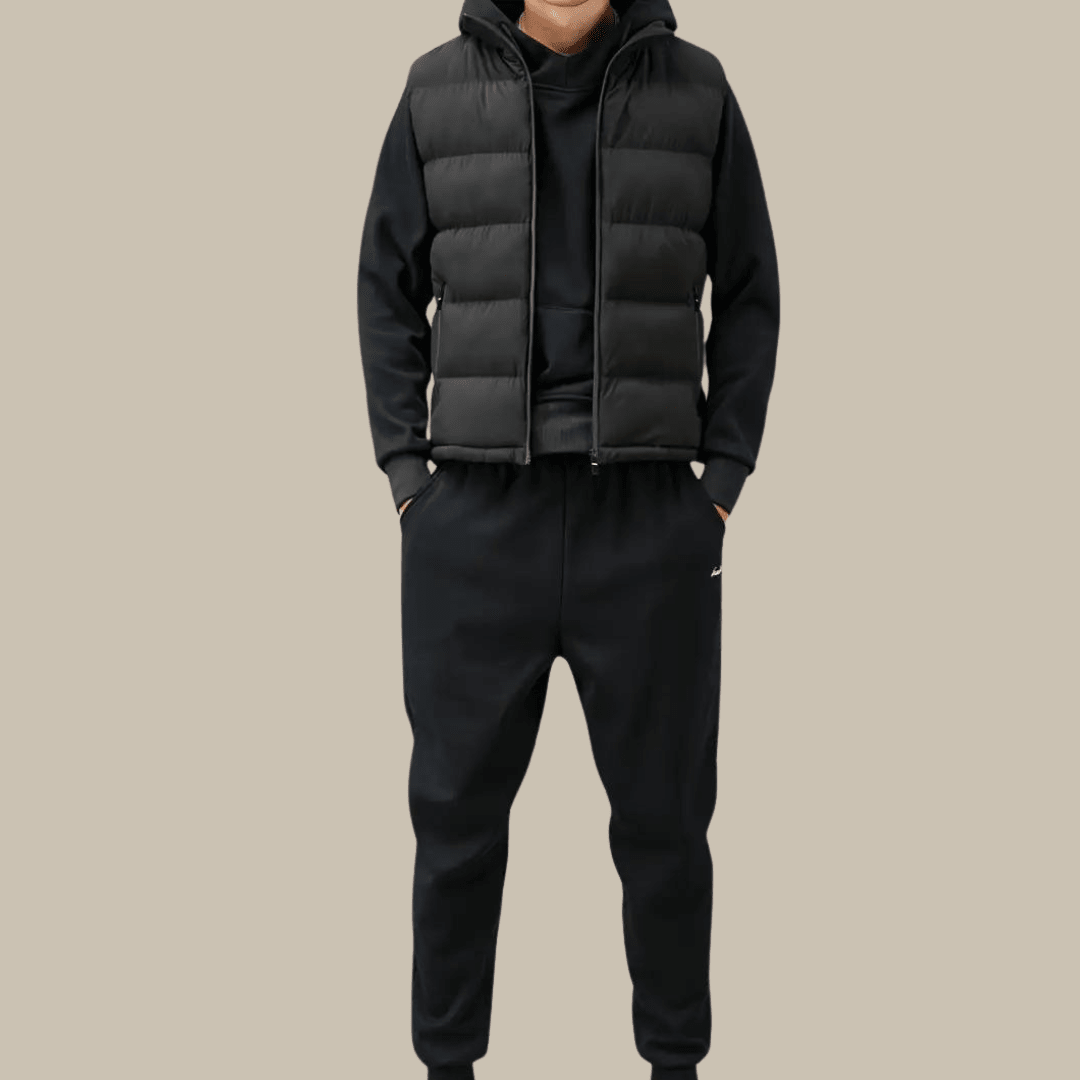 Men's Padded Gilet for Autumn – Zip Fastening, High Collar, Casual Wear - We are MFEO