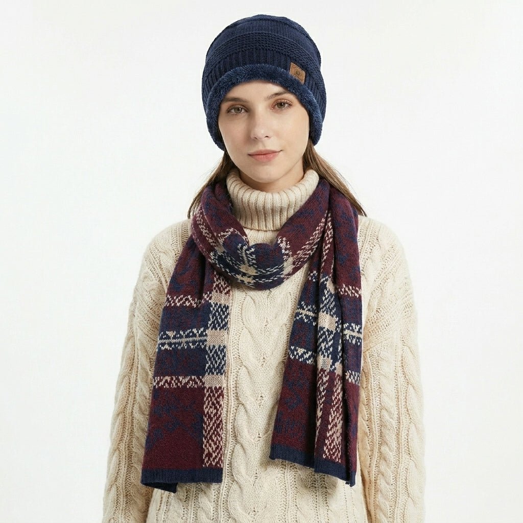 Winter Beanie for Women – Soft Fleece Lining for Cold Weather Comfort - We are MFEO