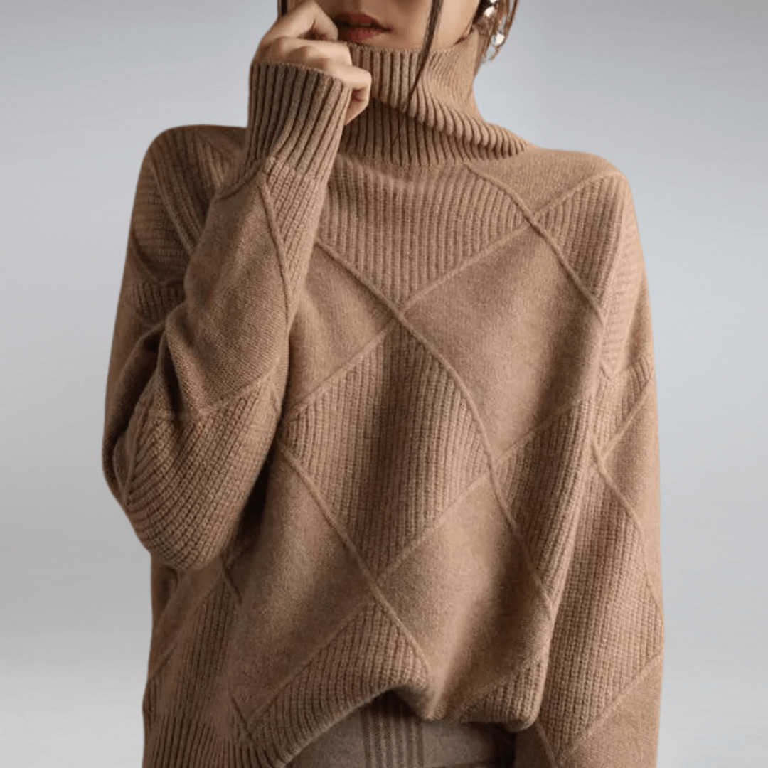 Women's Cashmere Turtleneck Sweater – Soft and Warm for Autumn/Winter - We are MFEO