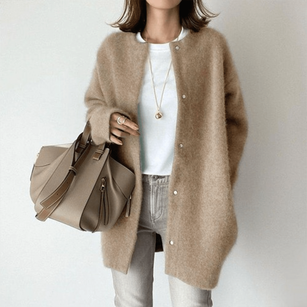 Women's Long Cardigan – Soft Oversized Fit for Layering and Comfort - We are MFEO