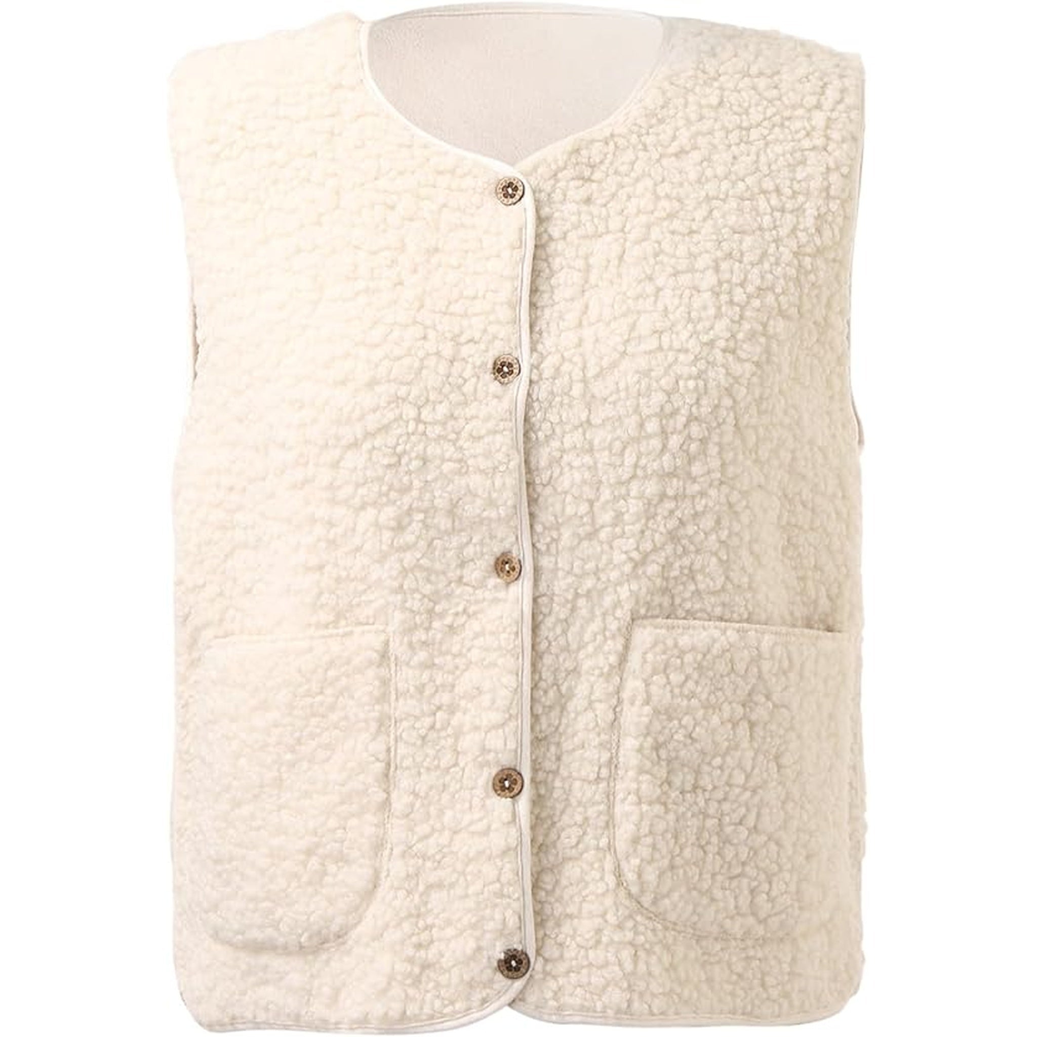 Women's Sleeveless Vest with Button Closure – Versatile Layer for All Seasons - We are MFEO