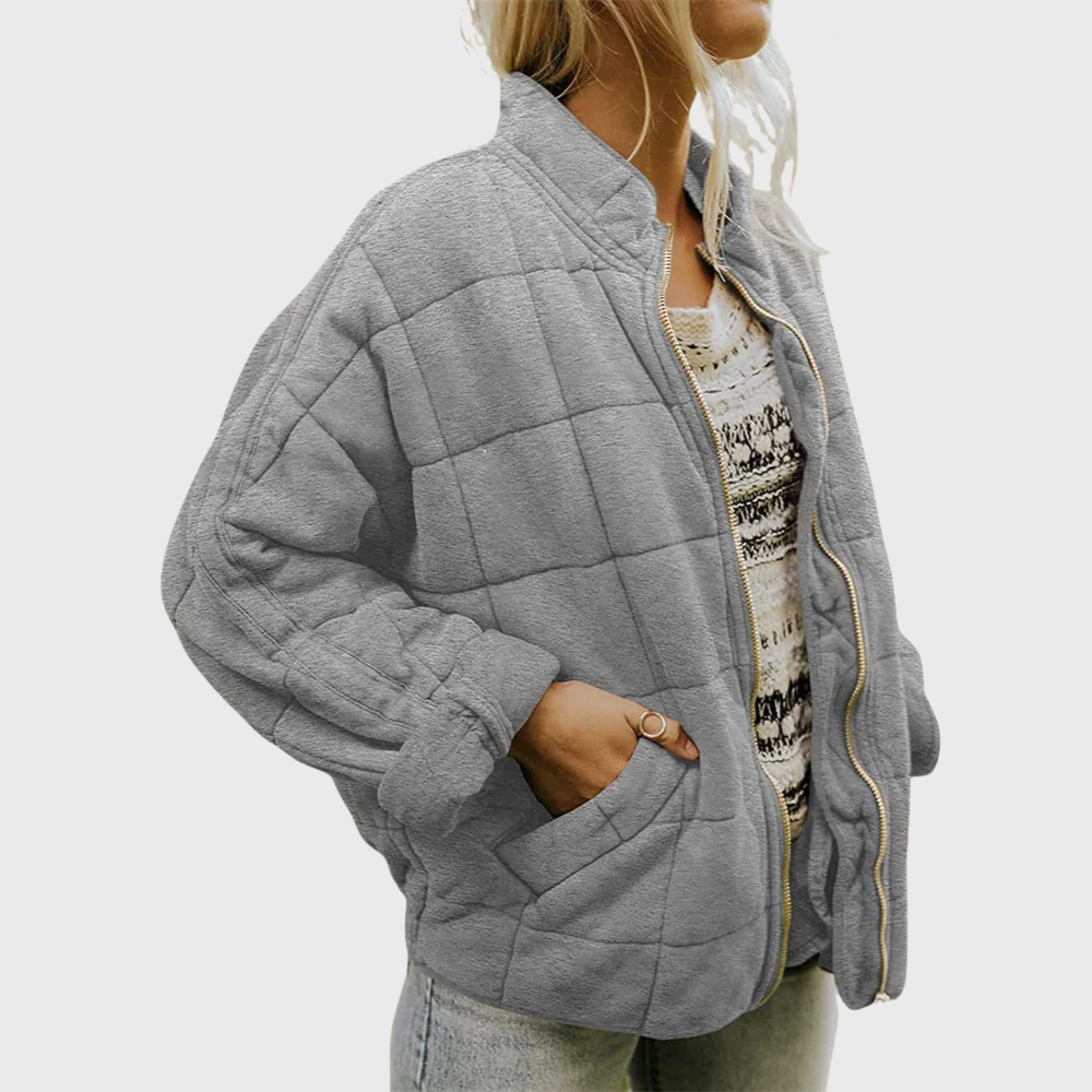 Quilted Jacket for Women – Oversized Lightweight Winter Coat for Cold Weather 4