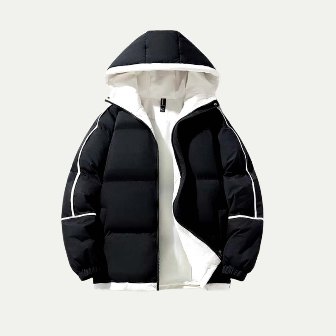 Unisex Insulated Hooded Puffer Parka – Warm Winter Outerwear for Casual and Outdoor Use 3