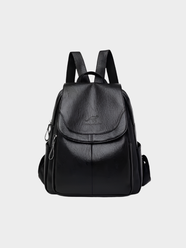 Women's Leather Backpack for Work – Structured Everyday Knapsack with Adjustable Straps 3