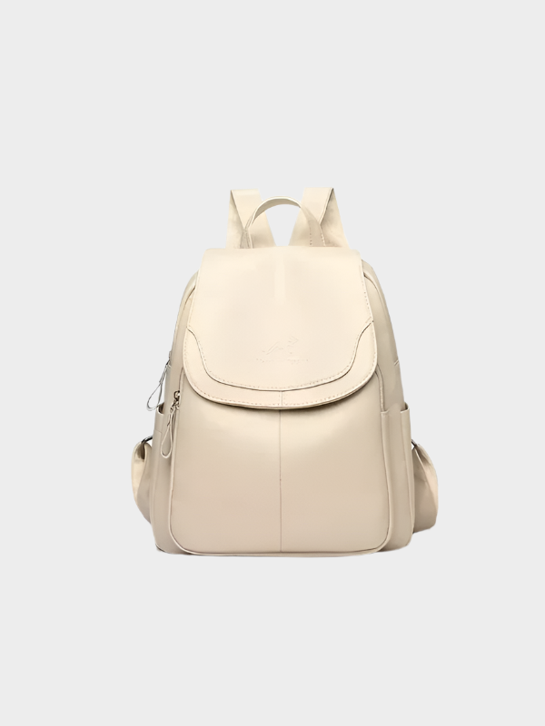 Women's Leather Backpack for Work – Structured Everyday Knapsack with Adjustable Straps 4