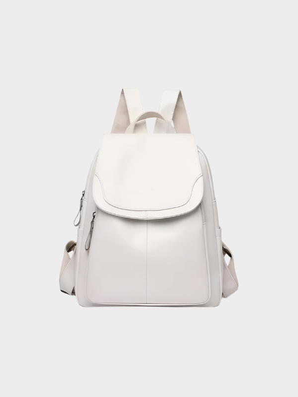 Women's Leather Backpack for Work – Structured Everyday Knapsack with Adjustable Straps 5