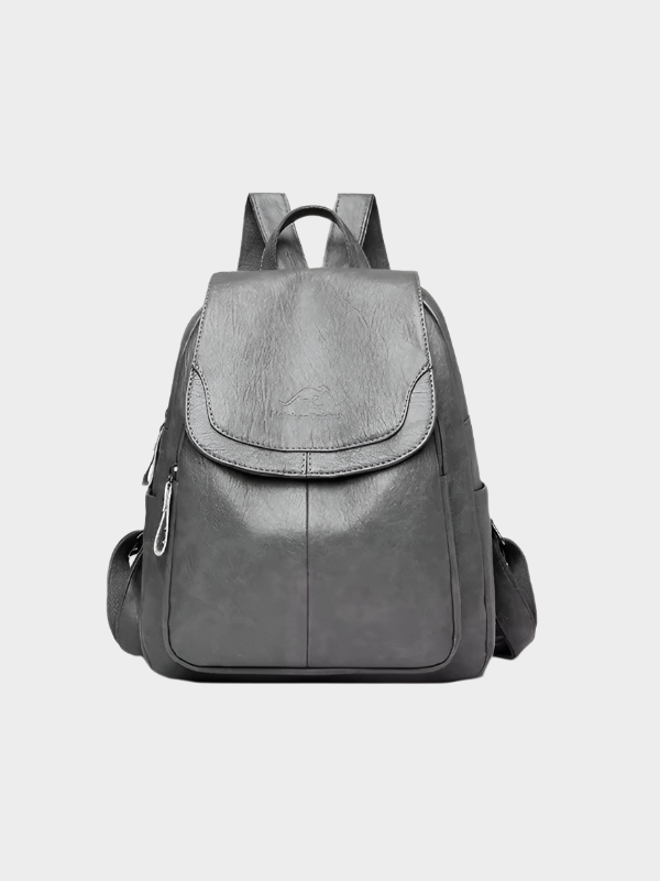 Women's Leather Backpack for Work – Structured Everyday Knapsack with Adjustable Straps 7