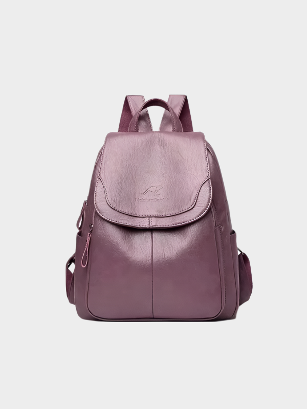 Women's Leather Backpack for Work – Structured Everyday Knapsack with Adjustable Straps 8