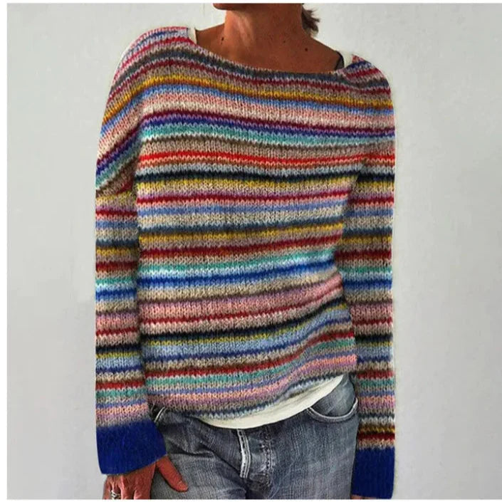 Women's Nordic-Inspired Sweater – Cozy Relaxed Fit for Winter Fashion 1