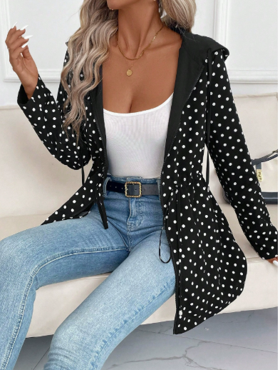 Women's Reversible Coat – Leopard Print and Neutral for Versatile Styling 3