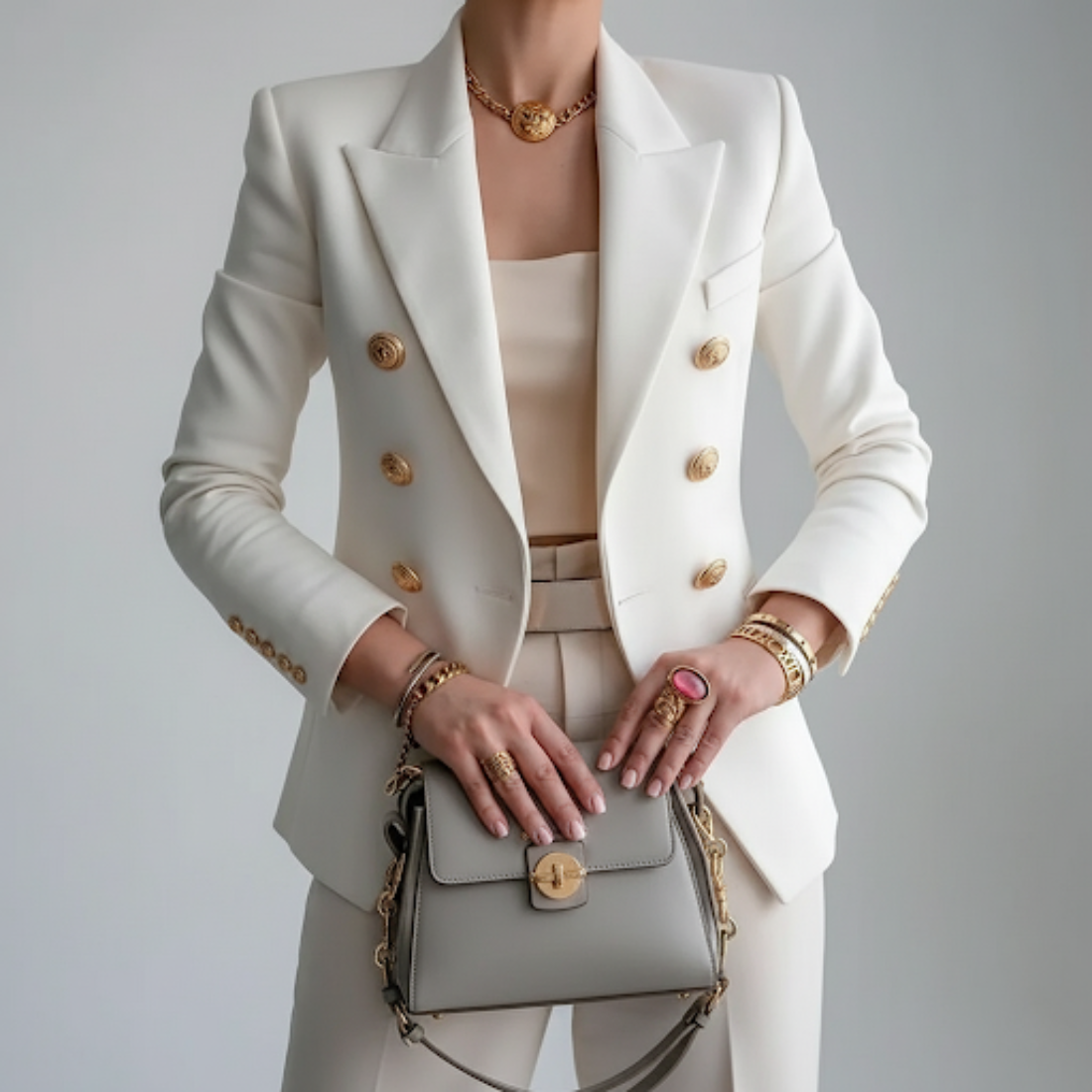 Women's Tailored Blazer for Smart Casual – Soft Structured Fit, Perfect for Layering 0