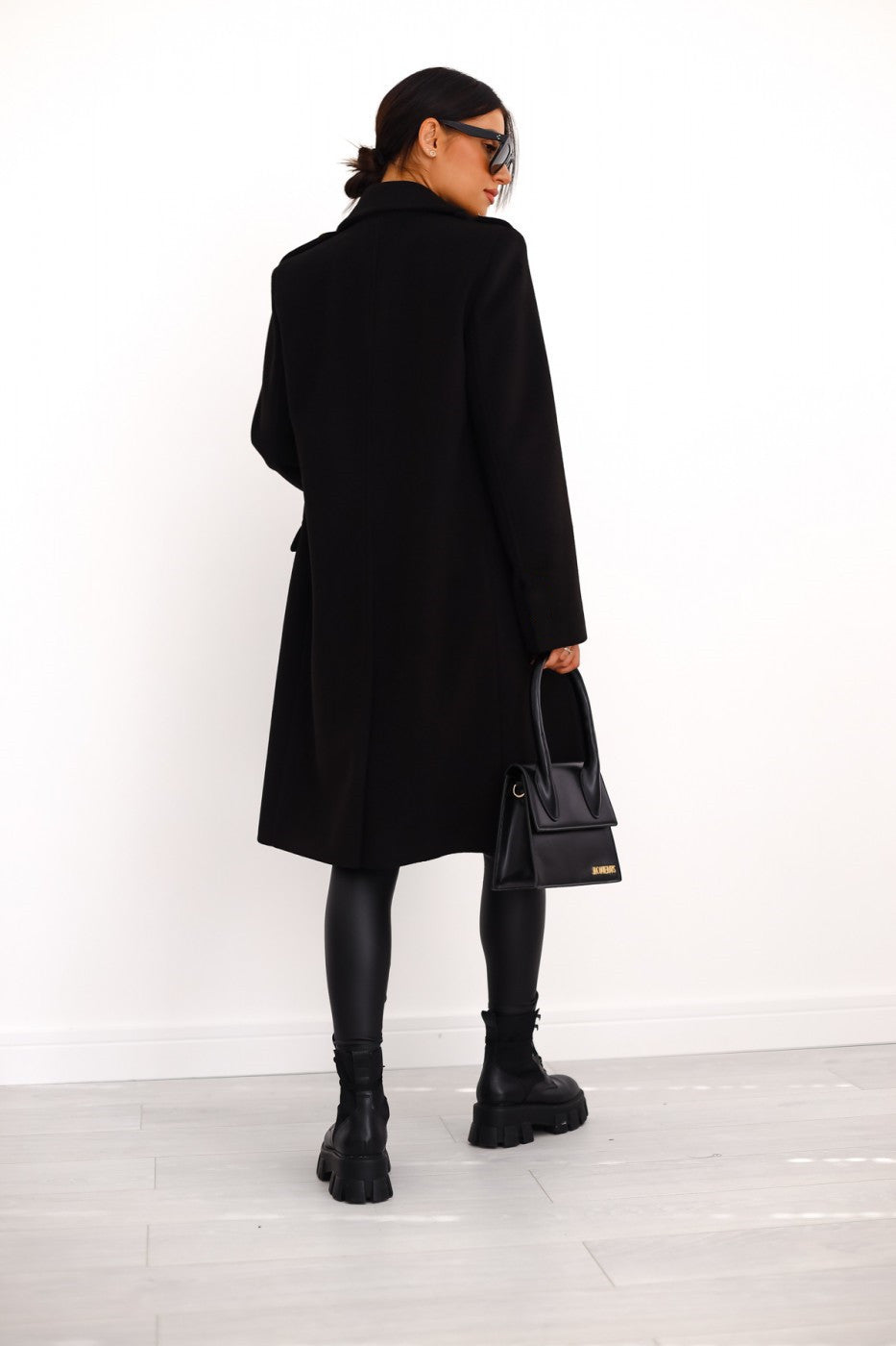 Women's Trench Coat – Long Double-Breasted Winter Outerwear with Pockets 1