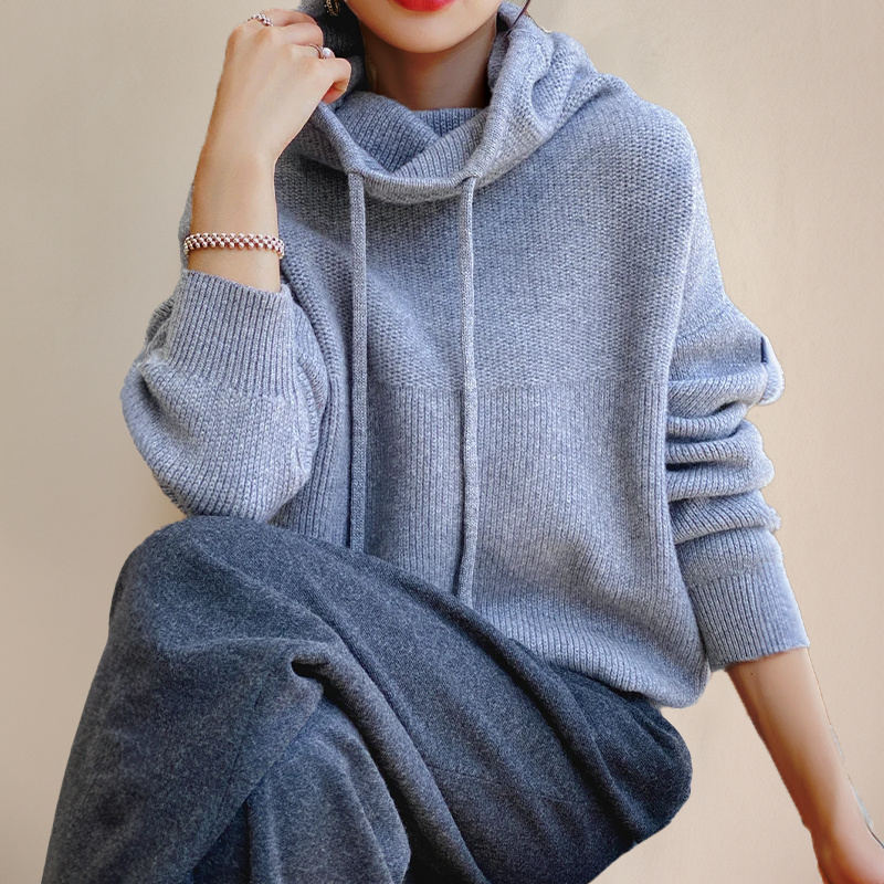 Women's Zip Up Hoodie – Warm Sweatshirt for Winter, Stylish Black Design 3