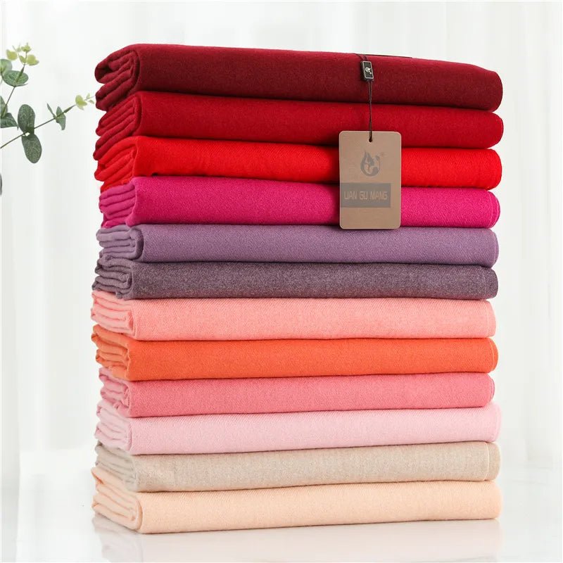 Cashmere Scarf for Women – Warm and Versatile Winter Accessory with Stylish Tassels - We are MFEO
