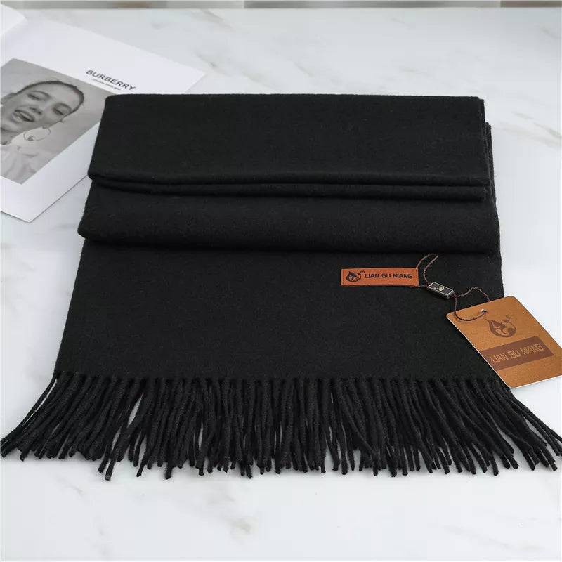 Cashmere Scarf for Women – Warm and Versatile Winter Accessory with Stylish Tassels - We are MFEO