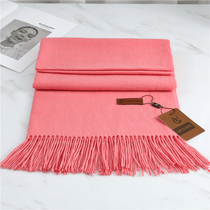 Cashmere Scarf for Women – Warm and Versatile Winter Accessory with Stylish Tassels - We are MFEO
