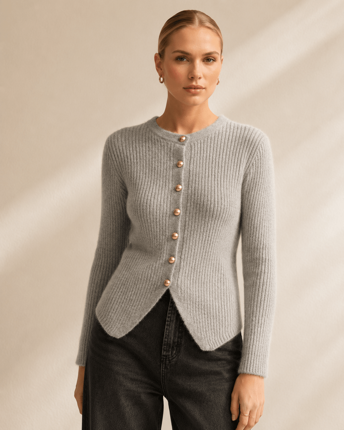 Long Cardigan for Women – Button Down Knit Layering Piece for Casual Wear - We are MFEO