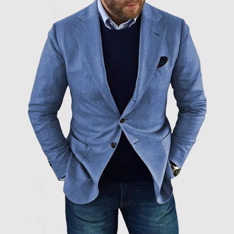 Men's Blazer Jacket – Tailored Two-Button Design for Business Casual and Smart Events - We are MFEO