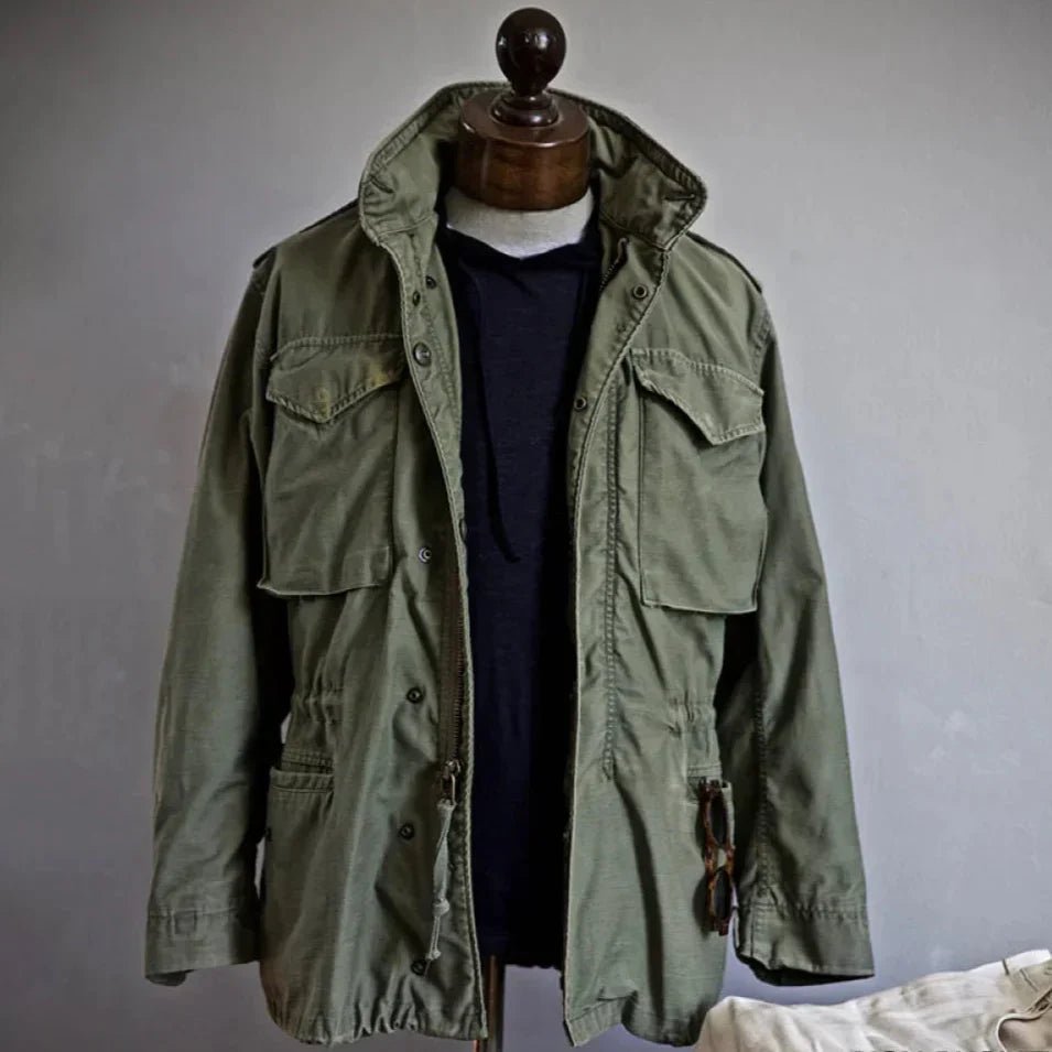 Men's Military Field Jacket – Rugged Design with Adjustable Fit and Multiple Pockets - We are MFEO