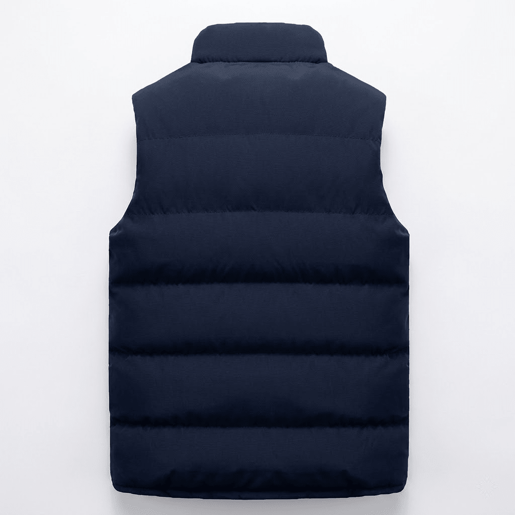 Men's Padded Gilet for Autumn – Zip Fastening, High Collar, Casual Wear - We are MFEO