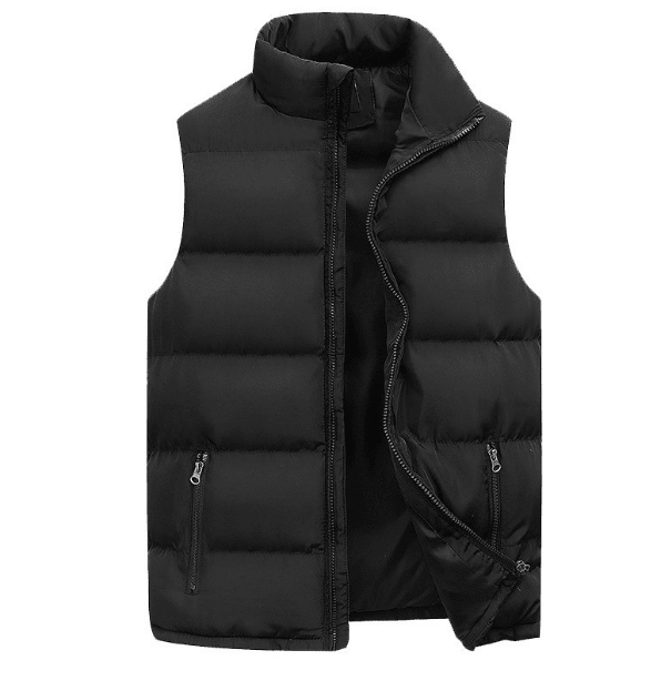 Men's Padded Gilet for Autumn – Zip Fastening, High Collar, Casual Wear - We are MFEO