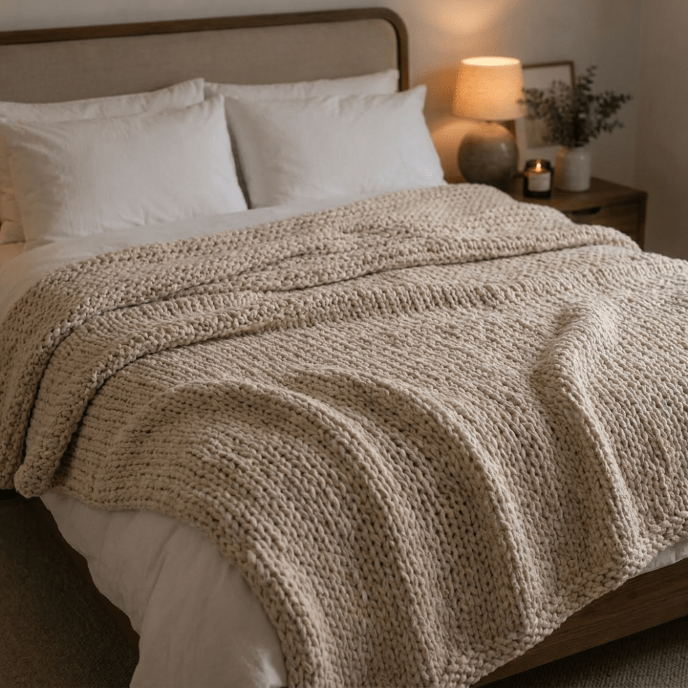 Serenity Knit Throw - We are MFEO