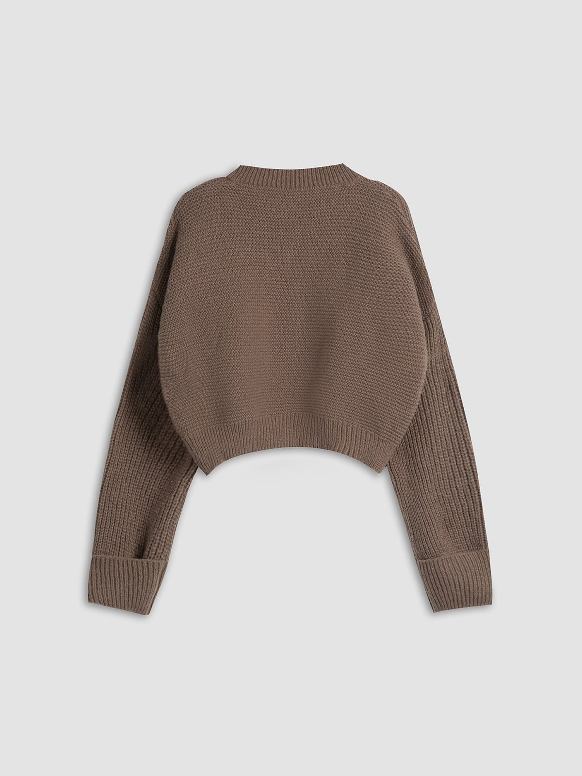 V-Neck Knit Pullover Sweater for Women – Relaxed Fit, Comfortable for Everyday Wear - We are MFEO