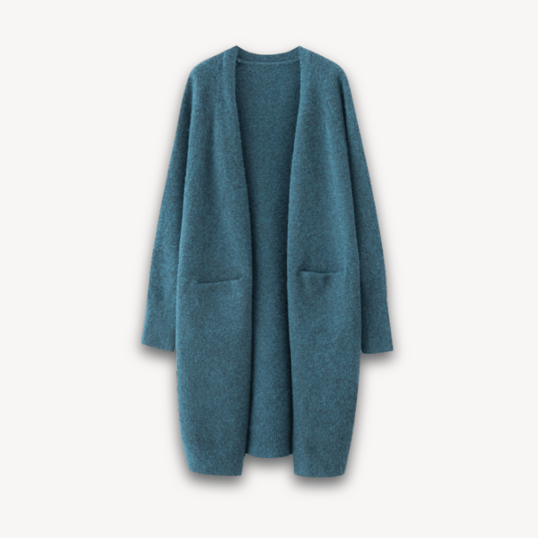 Women's Long Cardigan – Open Front with Pockets, Casual or Smart Casual Wear - We are MFEO